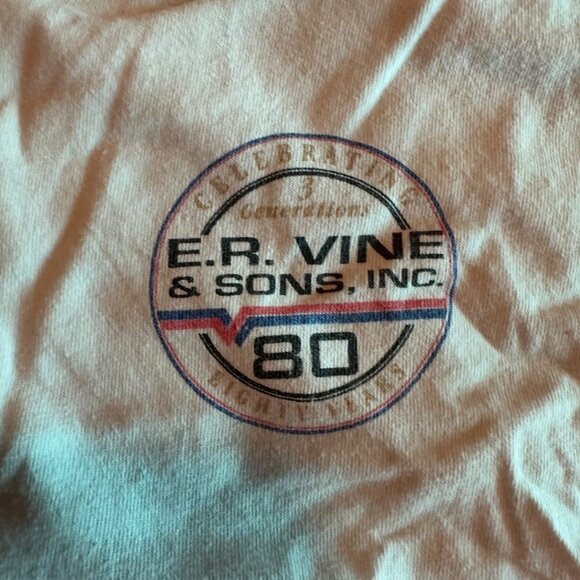 Hanes Other - Hanes Beefy-T White Tee Oli Gas E.R. Vine & Sons INC T-Shirt Size XL